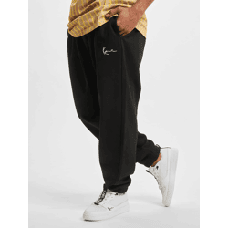 moderne Karl Kani Herren Hose Kordelzug Taschen 350 g/m² mit Baumwolle Schwarz