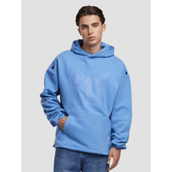 lässiger K1X | KICKZ Herren Hoodie 450 g/m² mit Baumwolle Blau