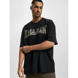 bequemes Karl Kani Herren T-Shirt 300 g/m² mit Baumwolle Schwarz