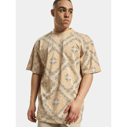 lässiges Karl Kani Herren T-Shirt 220 g/m² mit Baumwolle Beige