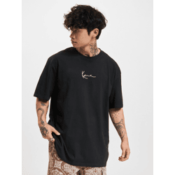sportliches Karl Kani Herren T-Shirt 220 g/m² mit Baumwolle Schwarz