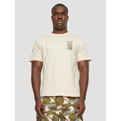 Casual Zoo York men's T-shirt in beige cotton