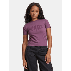 modernes PEQUS Damen T-Shirt mit Baumwolle Violett