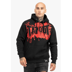 moderner Tapout Herren Hoodie mit Baumwolle Schwarz