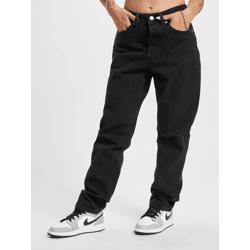 stylische LEVI´S Damen Jeans Straight Fit mit Baumwolle Schwarz