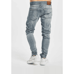 stylische 2Y Premium Herren Jeans Skinny Fit Stretch mit Baumwolle Blau