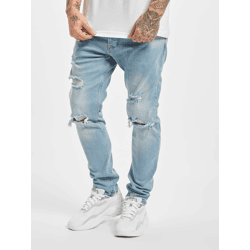 lässige 2Y Premium Herren Jeans Skinny Fit mit Baumwolle Blau