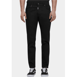 moderne 2Y Premium Herren Jeans Reißverschluss mit Baumwolle Schwarz