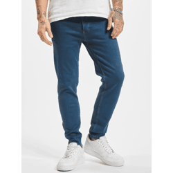 stylische 2Y Premium Herren Jeans Stretch Reißverschluss Skinny Fit mit Baumwolle Blau