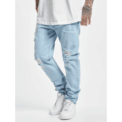 Stylish 2Y Premium Men's Skinny-Fit Jeans in Light Blue