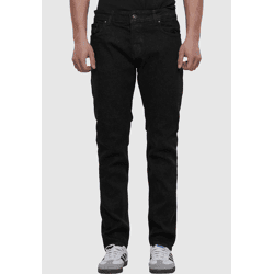 stylische 2Y Premium Herren Jeans Skinny Fit Stretch mit Baumwolle Schwarz