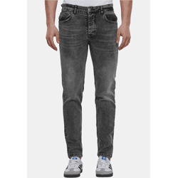moderne 2Y Premium Herren Jeans Stretch Reißverschluss mit Baumwolle Grau
