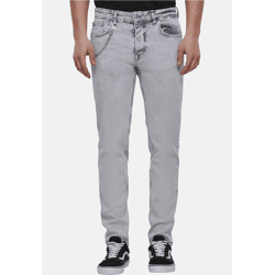 moderne 2Y Premium Herren Jeans Stretch Reißverschluss Taschen mit Baumwolle Grau