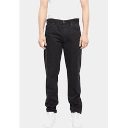 stylische 2Y Premium Herren Jeans Stretch Reißverschluss mit Baumwolle Schwarz