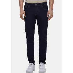 bequeme 2Y Premium Herren Jeans Skinny Fit Stretch Reißverschluss mit Baumwolle Blau