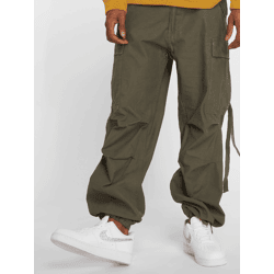 stylische Brandit Herren Jeans Reißverschluss Taschen mit Baumwolle Khaki