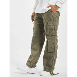 lässige Brandit Herren Jeans Kordelzug Taschen mit Baumwolle Khaki