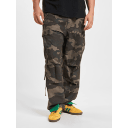 stylische Brandit Herren Jeans Kordelzug Taschen Camouflage