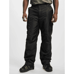 bequeme Brandit Herren Jeans gefüttert Schwarz