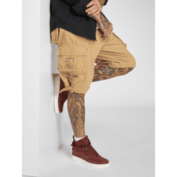 sommerliche Brandit Herren Shorts mit Baumwolle Beige