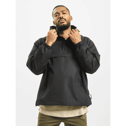 moderne Brandit Herren Jacke Reißverschluss Taschen Schwarz