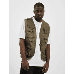 schlichte Brandit Herren Jacke Reißverschluss Taschen Khaki