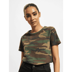 lässiges Brandit Damen T-Shirt 160 g/m² mit Baumwolle Camouflage