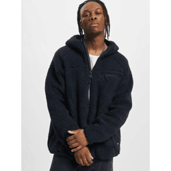 moderne Brandit Herren Jacke Reißverschluss Klettverschluss Navy