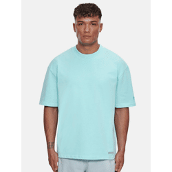 modernes Bazix Republiq Herren T-Shirt mit Baumwolle Blau