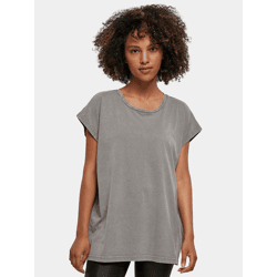 modernes Build Your Brand Damen T-Shirt 160 g/m² mit Baumwolle Grau