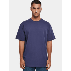 sportliches Build Your Brand Herren T-Shirt Oversize 240 g/m² mit Baumwolle Blau