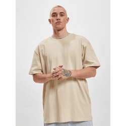 bequemes Build Your Brand Herren T-Shirt Oversize 240 g/m² mit Baumwolle Beige