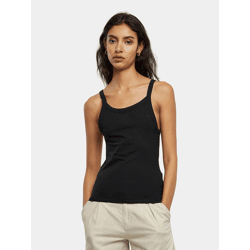 modernes Build Your Brand Damen T-Shirt Stretch Slim Fit 180 g/m² mit Baumwolle Schwarz