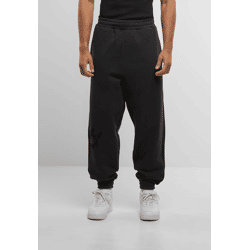 lässige Carlo Colucci Herren Hose mit Baumwolle Schwarz