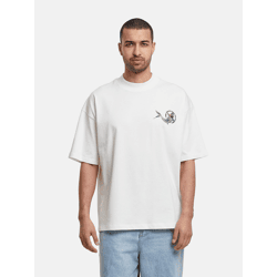 lässiges Carlo Colucci Herren T-Shirt mit Baumwolle Ecru-Weiß