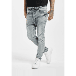 moderne vsct Herren Jeans Skinny Fit mit Baumwolle Grau