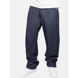 Modern Dada Supreme Men's Zipper Denim Jeans with Cotton, Navy
