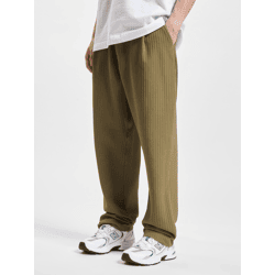 lässige DEF Herren Jeans Stretch Kordelzug Khaki