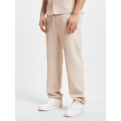 Stylish DEF Men's Stretch Drawstring Jeans in Beige