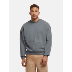 bequemes DEF Herren Sweatshirt mit Baumwolle Blau