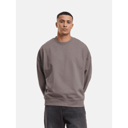 bequemes DEF Herren Sweatshirt mit Baumwolle Grau