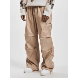 moderne DEF Herren Jeans Kordelzug Klettverschluss mit Baumwolle Beige