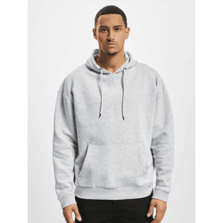 Casual DEF Men's Hoodie with Pockets and Hood, 300 g/m², Cotton Blend, Gray