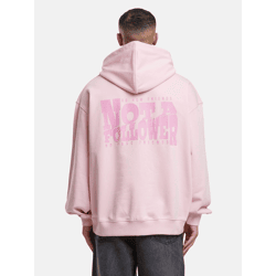 weicher DEF Herren Hoodie Rippstrick Kapuze mit Baumwolle Rosa