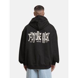 weicher DEF Herren Hoodie Kapuze mit Baumwolle Schwarz