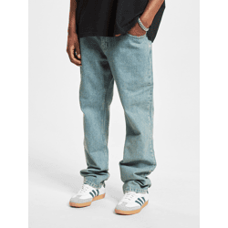 lässige DEF Herren Jeans Slim Fit Taschen mit Baumwolle Blau