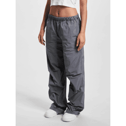 lässige DEF Damen Jeans Kordelzug Taschen Grau