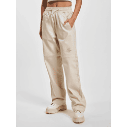 Modern DEF Women's Stretch Jeans with Cotton, Beige