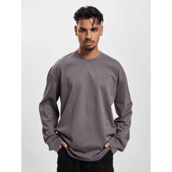 weiches DEF Herren Sweatshirt mit Baumwolle Grau
