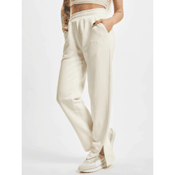 vielseitige DEF Damen Hose mit Baumwolle Ecru-Weiß